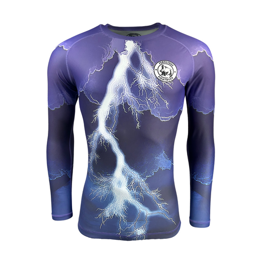 Lightning Strike Rash Ferocious Fightwear - Rashguards Collection - Brazilian Jiu Jitsu