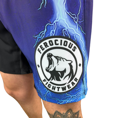 LIGHTNING STRIKE MENS MMA SHORTS