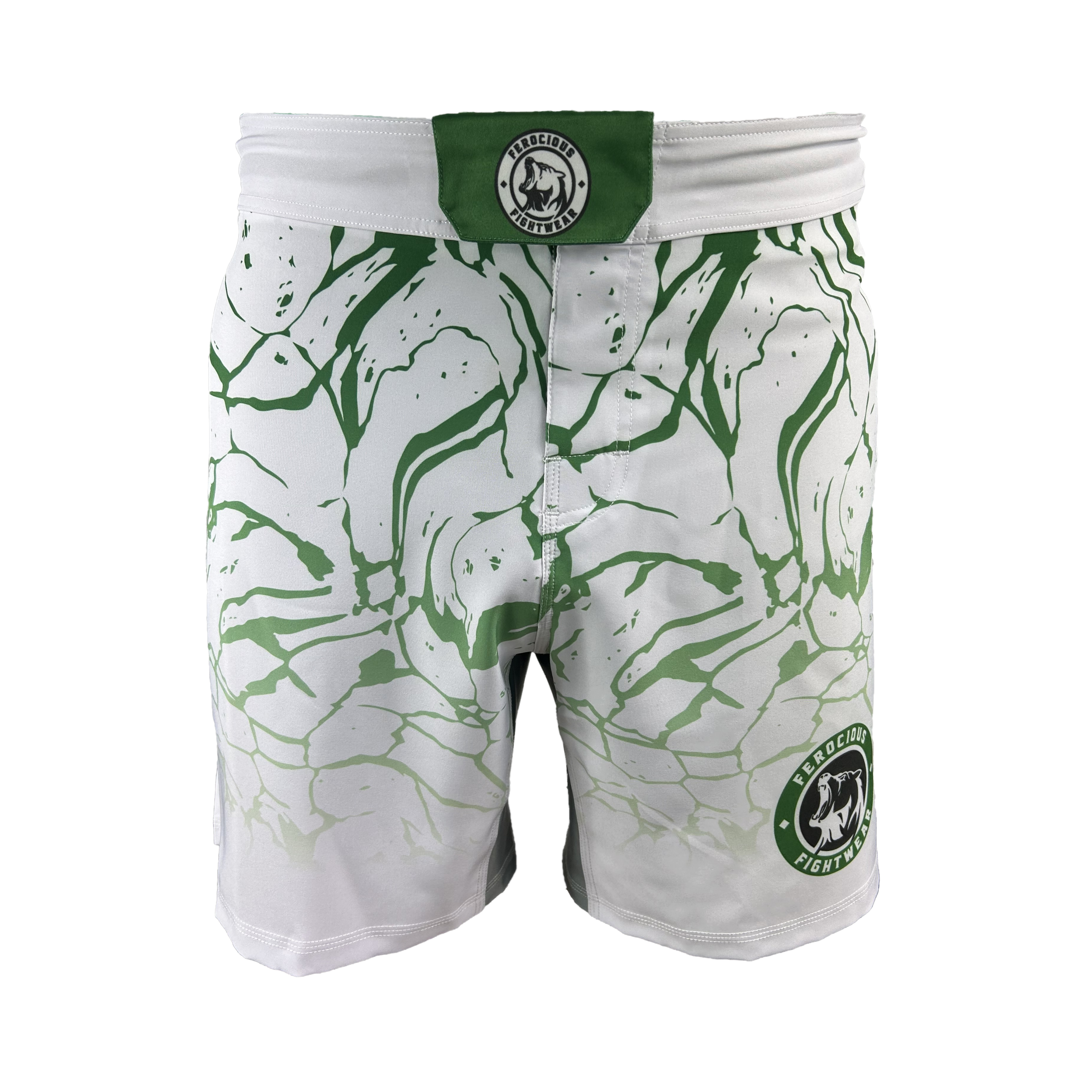 Meister Elite Flex Board Shorts – Livewire Green For MMA, Boxing, BJJ & Gym Workouts