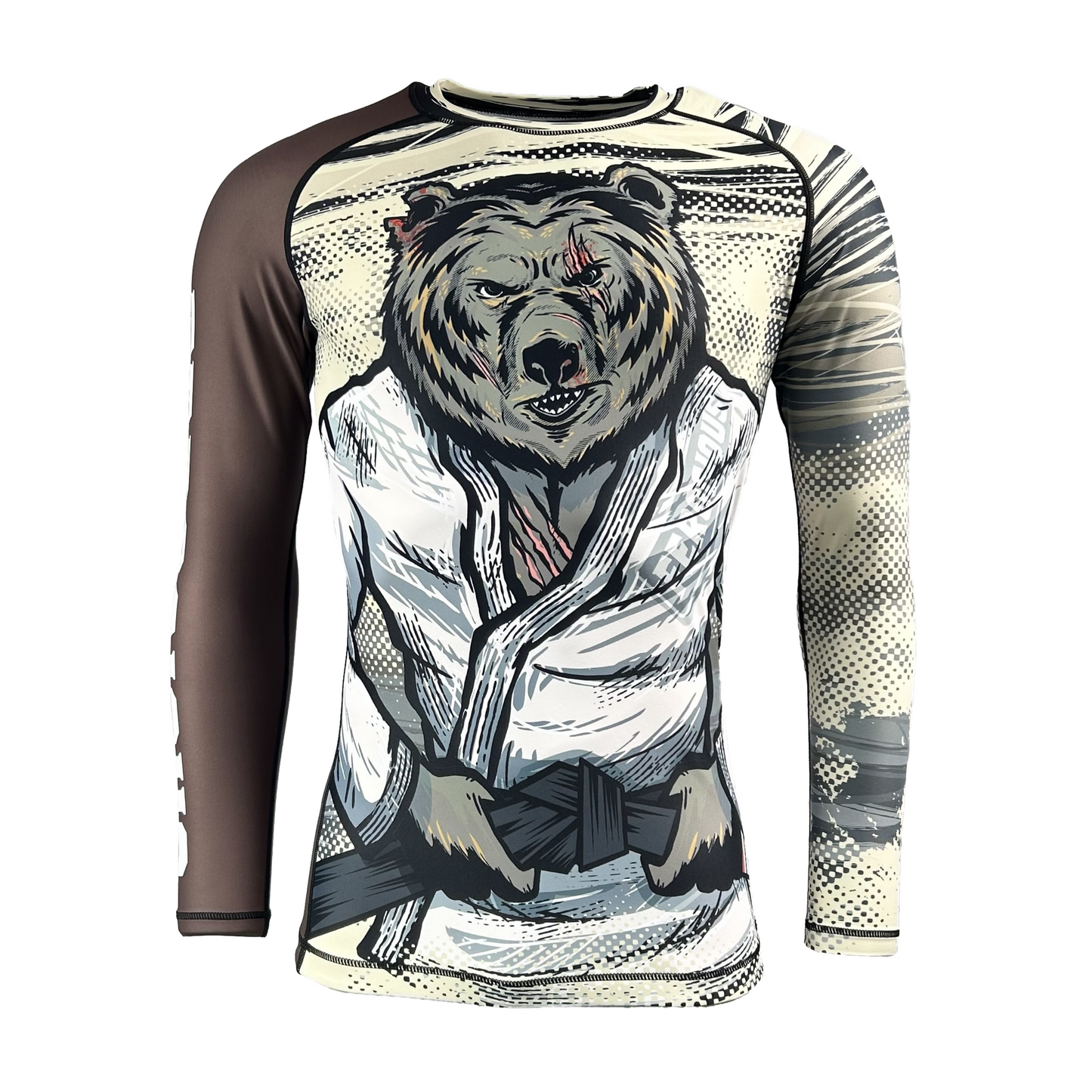 FEROCIOUS BEAR MENS LONG SLEEVE RASHGUARD