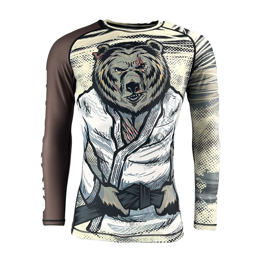 FEROCIOUS BEAR MENS LONG SLEEVE RASHGUARD