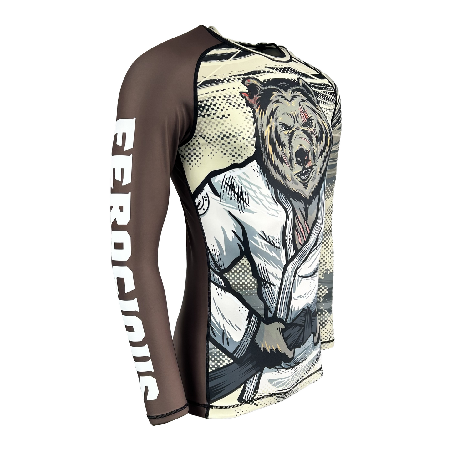 FEROCIOUS BEAR MENS LONG SLEEVE RASHGUARD