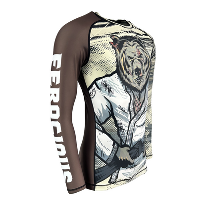 FEROCIOUS BEAR MENS LONG SLEEVE RASHGUARD