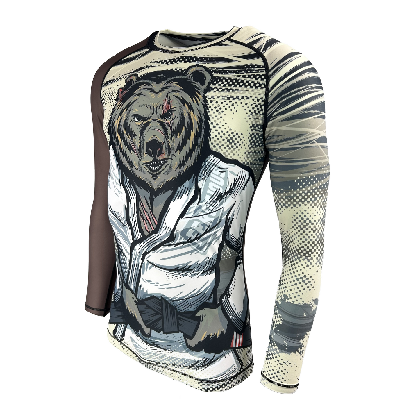 FEROCIOUS BEAR MENS LONG SLEEVE RASHGUARD